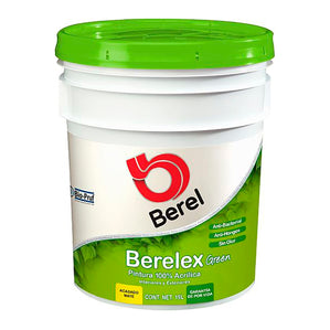 Pintura 100% Acrilica Base deep 19L 2303 Antibacterial BERELEX GREEN BEREL
