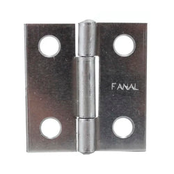 Bisagra 1 1/2" Acero S/Tornillo 20 Piezas FANAL B10A150