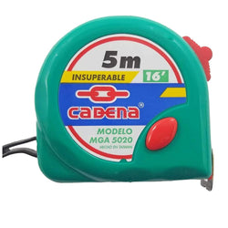 Flexómetro 5 Mts Verde Aqua CADENA MGA-5020