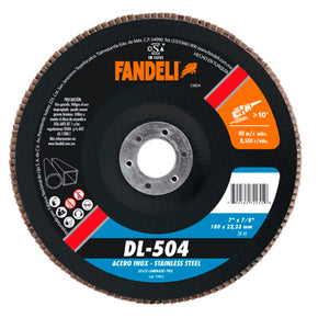 Disco Laminado Acero Inoxidable Z-40 7" X 14 X 22.2 Fandeli 72955