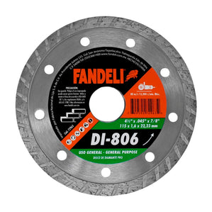 Disco Diamante Turbo 4 1/2" X 1.9 X 22.23 Fandeli 72963
