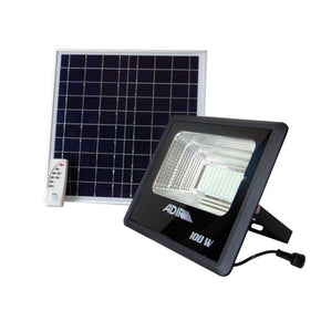 Reflector Led Con Panel Solar 100W ADIR 6290
