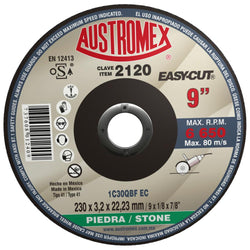 Disco Corte Piedra 9" X 1/8" X 7/8" EASy-CUT AUSTROMEX 2120