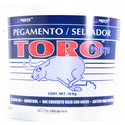 Pegamento Resina Multi Usos y Sellador 5X1 Bco-Transpte. Cubeta 18Kg. TORO PRESTO 8218