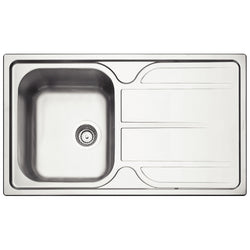 Tarja Escurridero Ambidiestro Inox. 86x50x18X3SP Empotrar 93900123 TRAMONTINA