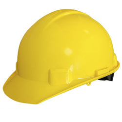 Casco con Matraca Tipo 1 Clase E Suspensión plástica/Textil 6 Puntos Amarillo JYRSA WW-2017AMK