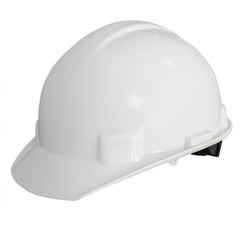 Casco con matraca Tipo 1 Clase E Plástica/Textil 6 Puntos Blanco JYRSA (WW-2017BK)