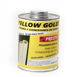 Pegamento Para CPVC 946 ml YELLOW GOLD PRESTO 9801