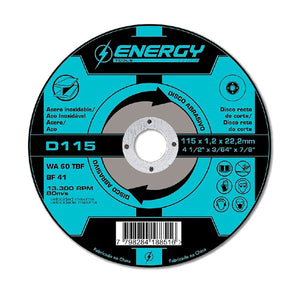 Discos para acero y acero inoxidable 4 1/2 ENERGy SYNERGY D115