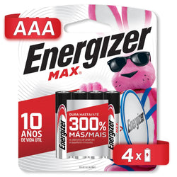 Pila Alcalina AAA Blister C/4 Pzas ENERGIZER  E92BP-4