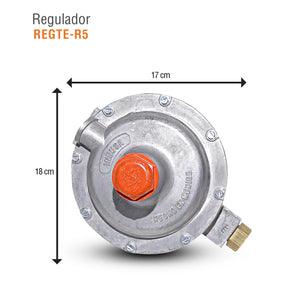 Regulador Gas P/Tanque Estacionario Alto Consumo R5 INGUSA