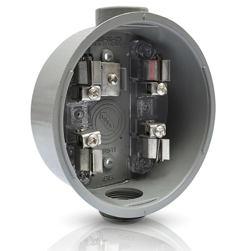 Base Socket 4 Terminales para Medidor* IUSA 202537 - Ferretera la Fama