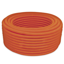 Poliducto Corrugado 1/2" Rollo De 100 Mts Naranja 2090 POLIFAMA