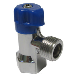 Válvula De Control Hembra 1/2" X 1/2" Cromada Manija Azul 2852 FAMA