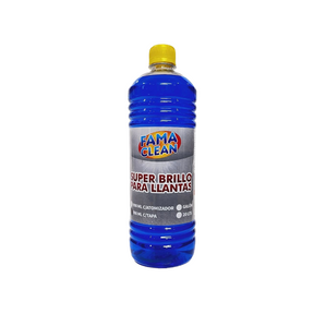 Super Brillo Azul para Llantas 900 ml sin Atomizador FAMA CLEAN SB1LCT