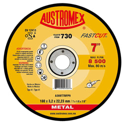 Disco Corte Metal 7" X 1/8" X 7/8" FAST-CUT AUSTROMEX 730