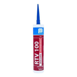 Silicón Pens Alta Temp Rojo Cartucho PENS SRT100R30