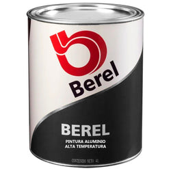 Pintura Aluminio Alta Temperatura 4 L 9150 BEREL