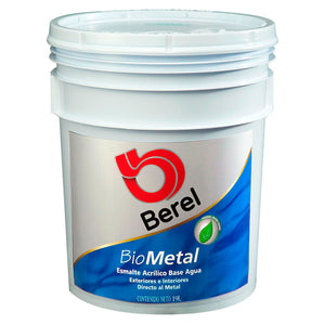 Esmalte Biometal Base Agua Blanco Pastel 19 L 4223 BEREL