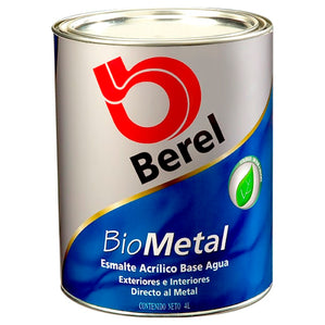 Esmalte Biometal Base Agua Pastel 4 L 4223 BEREL