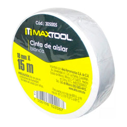 Cinta Aislar 19 mm X 15 Mts Blanca AKSI 305005