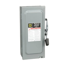 Interruptor 2 Polos X 60 Amperes 250 Volts SQUARE D D-222-N