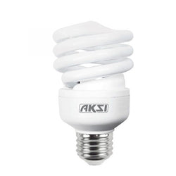 Foco Ahorrador Espiral 20W Luz Blanca AKSI 110646