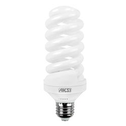 Foco Ahorrador Espiral 30W Luz Blanca AKSI 110685