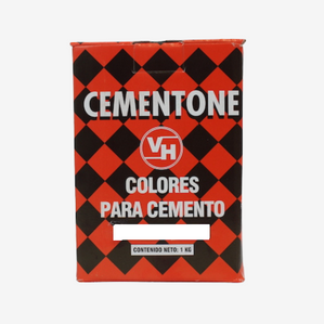 Colorante para cemento cementone rojo oxido VALERO HNOS