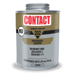 Pegamento PVC 202 475ml 16 Oz CONTACT ES66114-20203