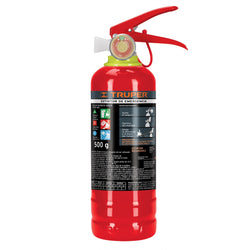 Extintor Recargable Portátil 0.5 kg, Polvo Tipo ABC TRUPER EXT-500 101172