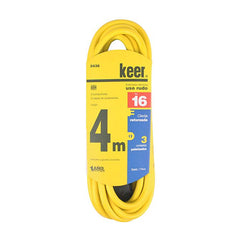 Extensión Eléctrica Uso Rudo 4 Mts KEER 2436